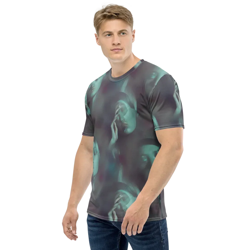 Surreal Dreams on Men's Crew Neck T-Shirt — Left