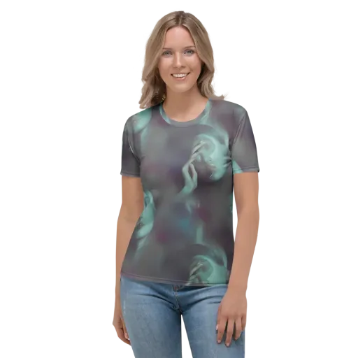 Surreal Dreams on a Women's Crew Neck T-Shirt