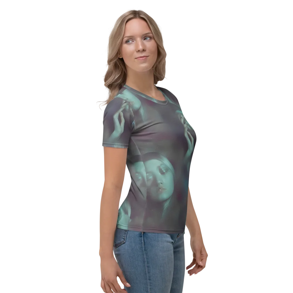 Surreal Dreams on Women's Crew Neck T-Shirt — Right