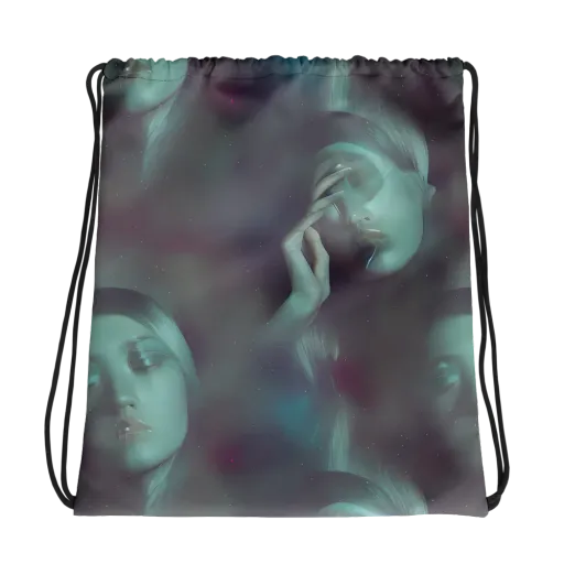 Surreal Dreams on a Drawstring Bag