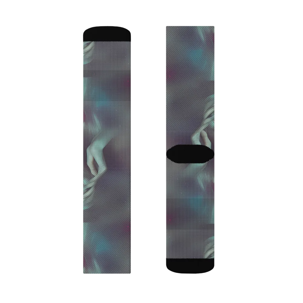 Surreal Dreams on Socks — Left Sock
