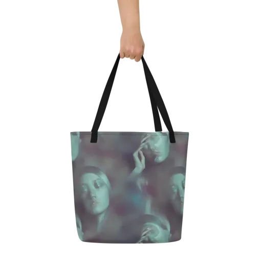 Surreal Dreams on a Large Tote Bag W/ Pocket