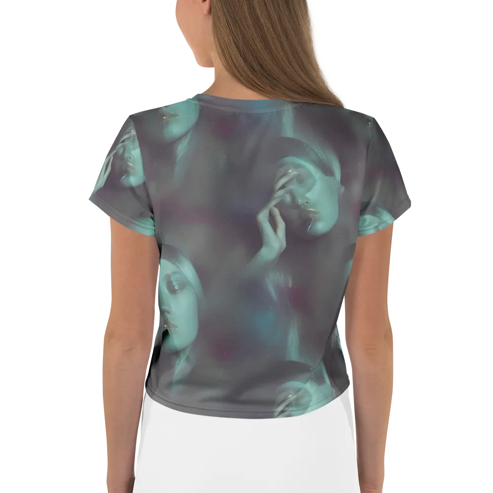 Surreal Dreams on Crop Tee — Back