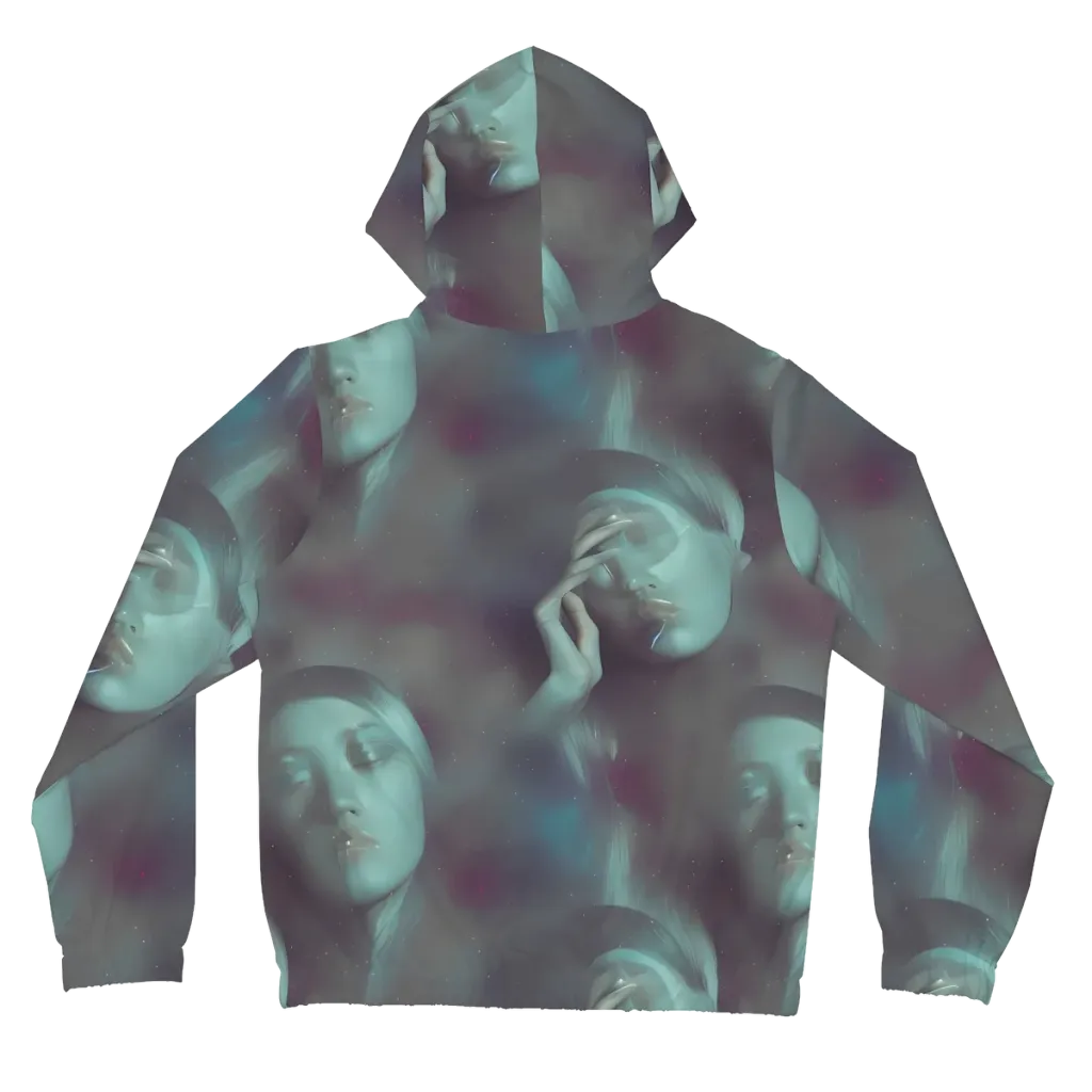 Surreal Dreams on Women's Full-Zip Hoodie — Back