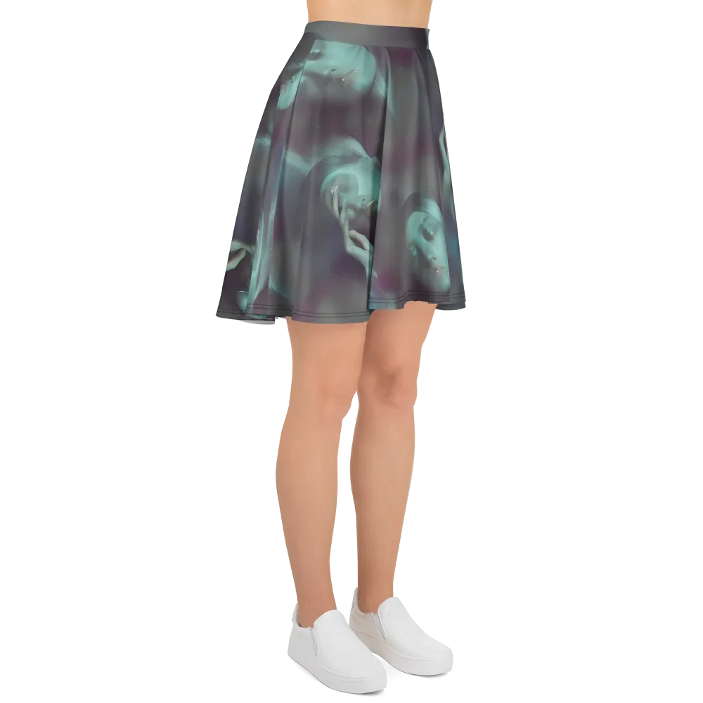 Surreal Dreams on Skater Skirt — Right