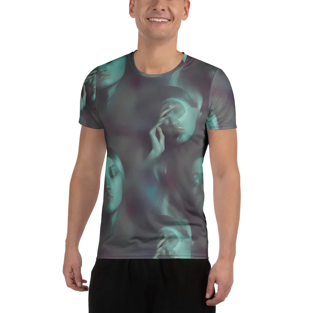 Surreal Dreams on Men's Athletic T-Shirt — Front