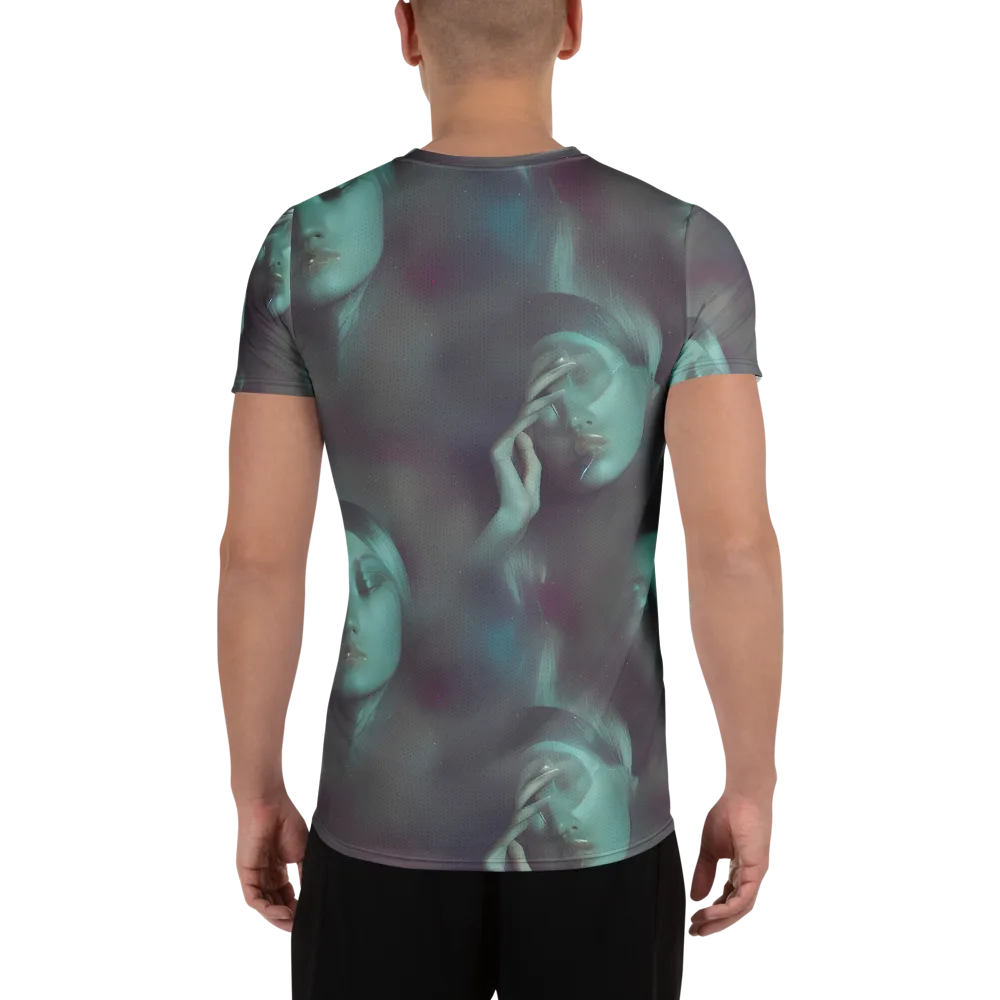 Surreal Dreams on Men's Athletic T-Shirt — Back