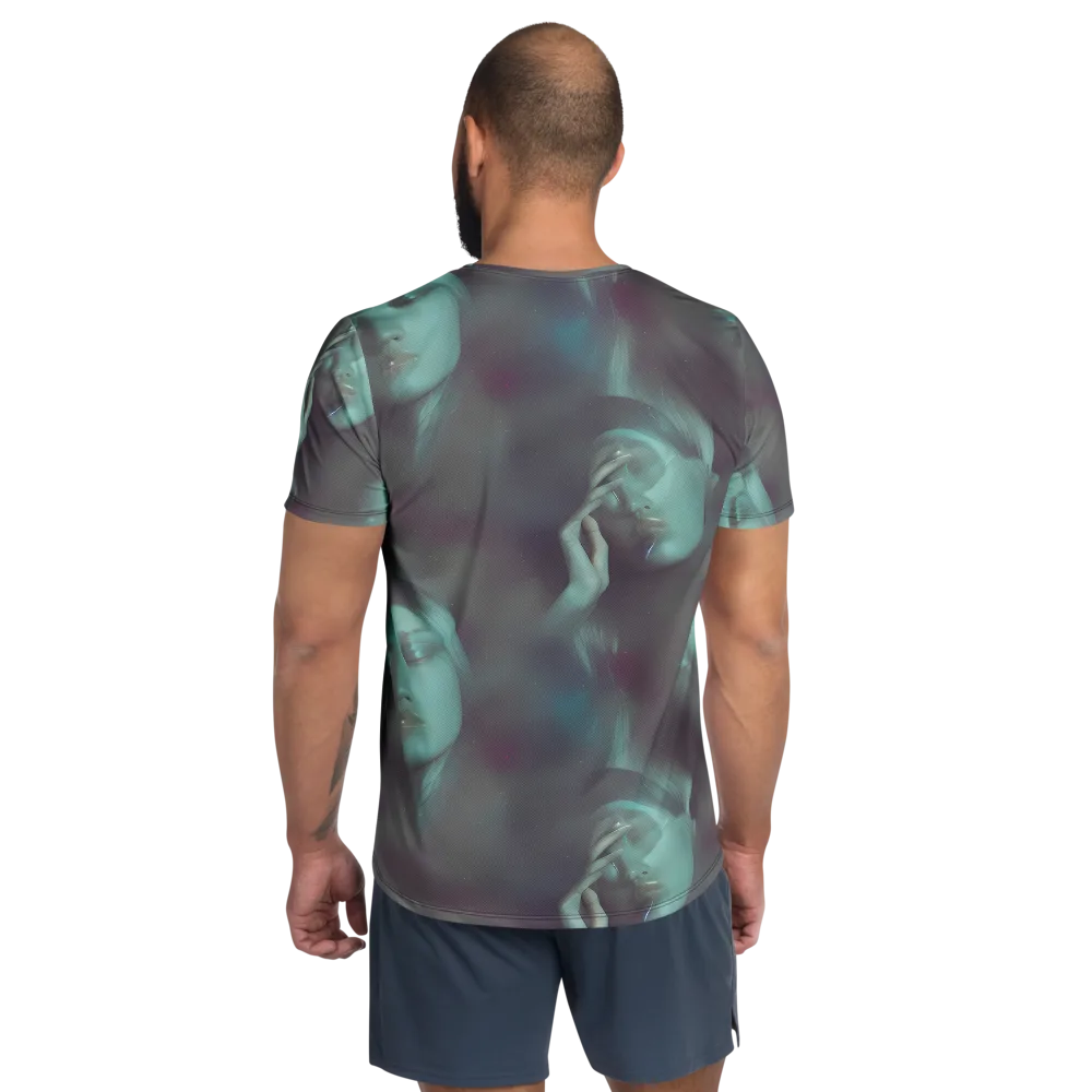 Surreal Dreams on Men's Athletic T-Shirt — Back
