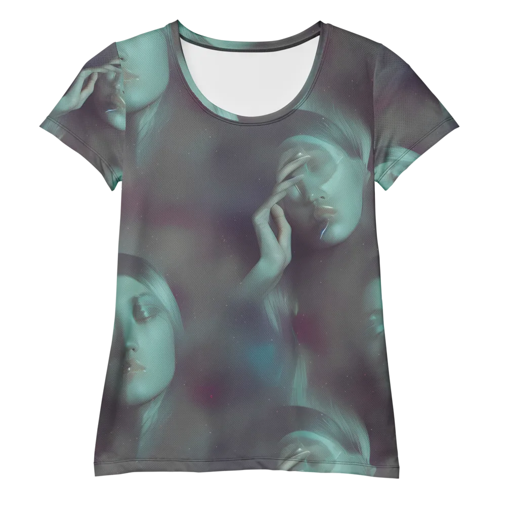 Surreal Dreams on Women's Athletic T-Shirt — Front