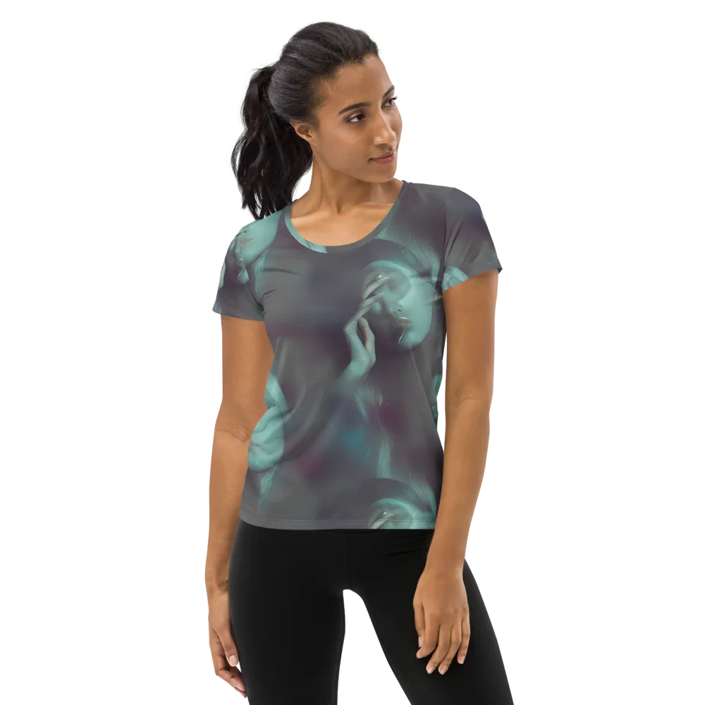Surreal Dreams on Women's Athletic T-Shirt — Front