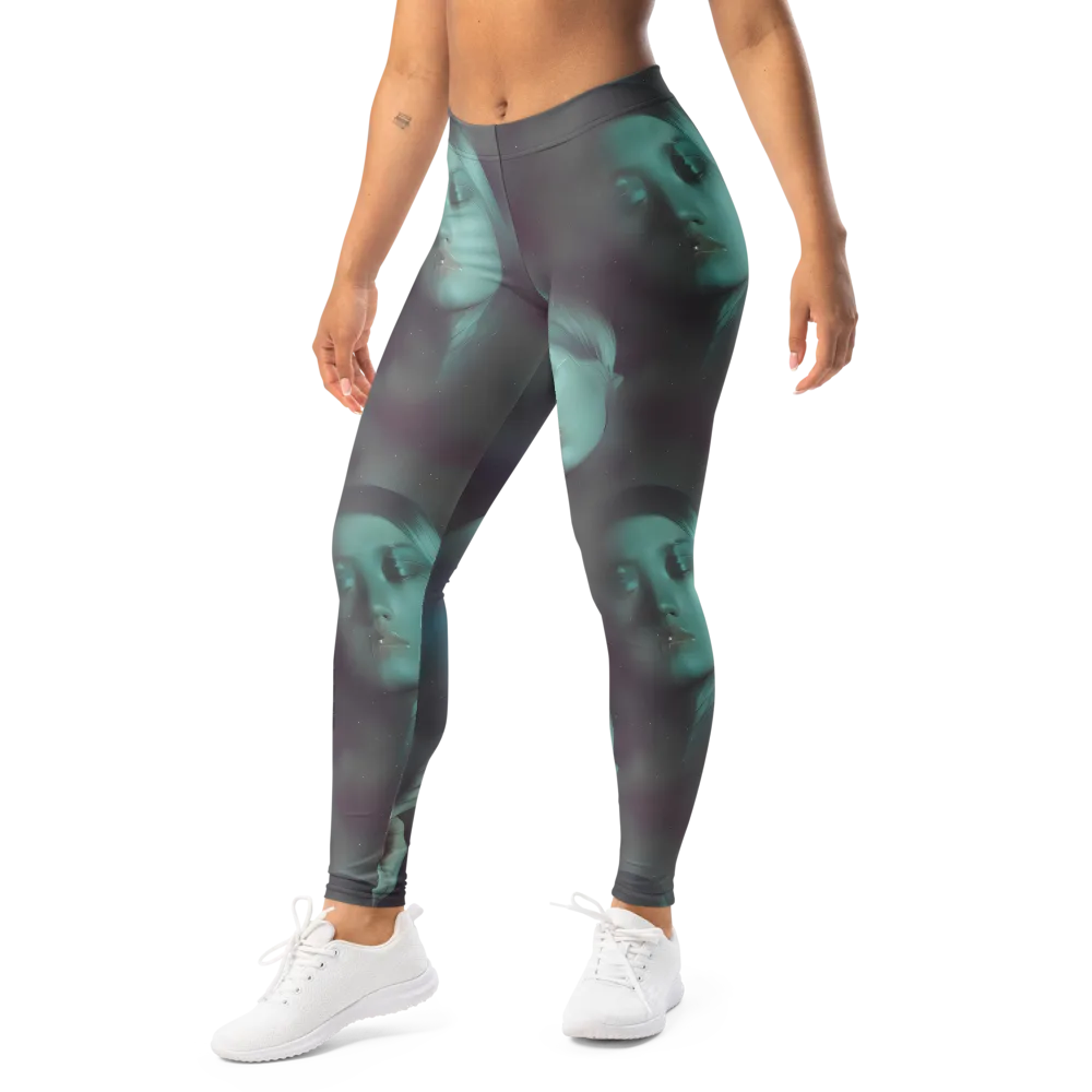 Surreal Dreams on Leggings — Left Front