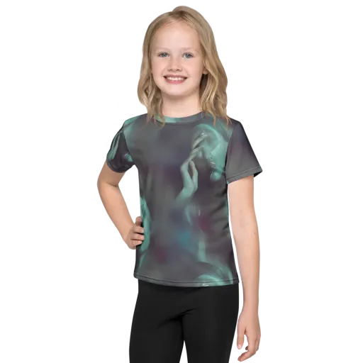 Surreal Dreams on a Kids Crew Neck T-Shirt