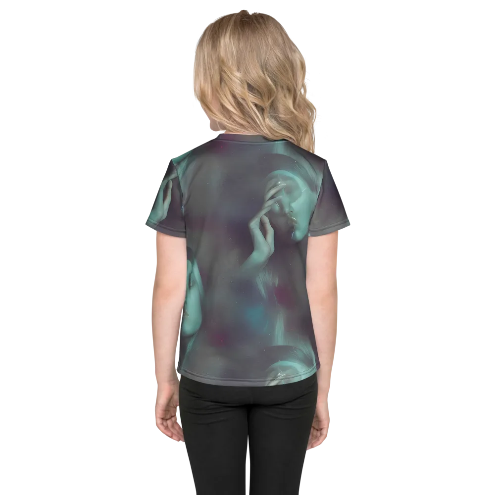Surreal Dreams on Kids Crew Neck T-Shirt — Back