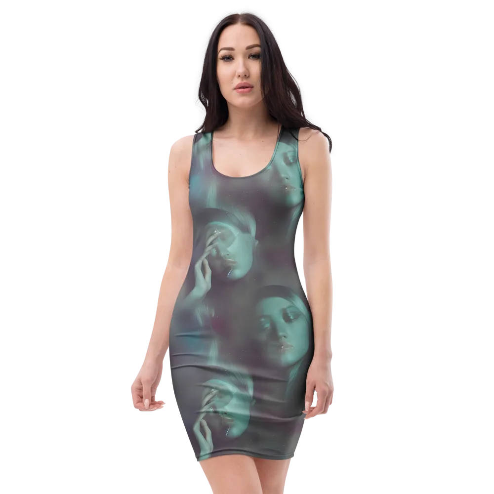 Surreal Dreams on Bodycon Dress — Front