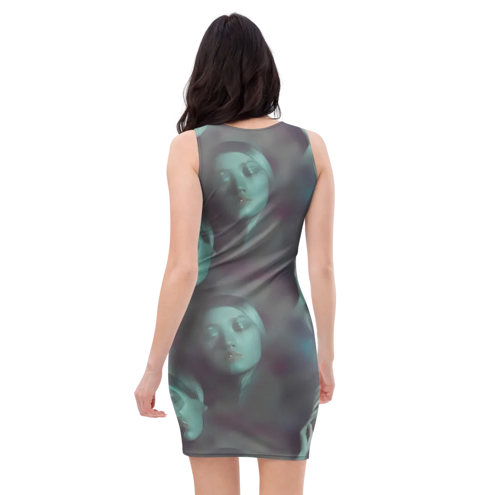 Surreal Dreams on Bodycon Dress — Back