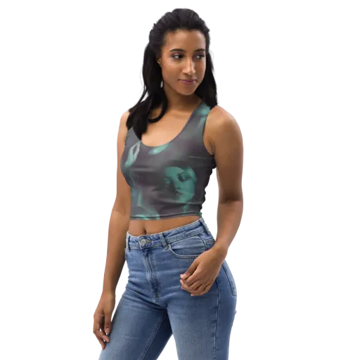 Surreal Dreams on a Crop Top