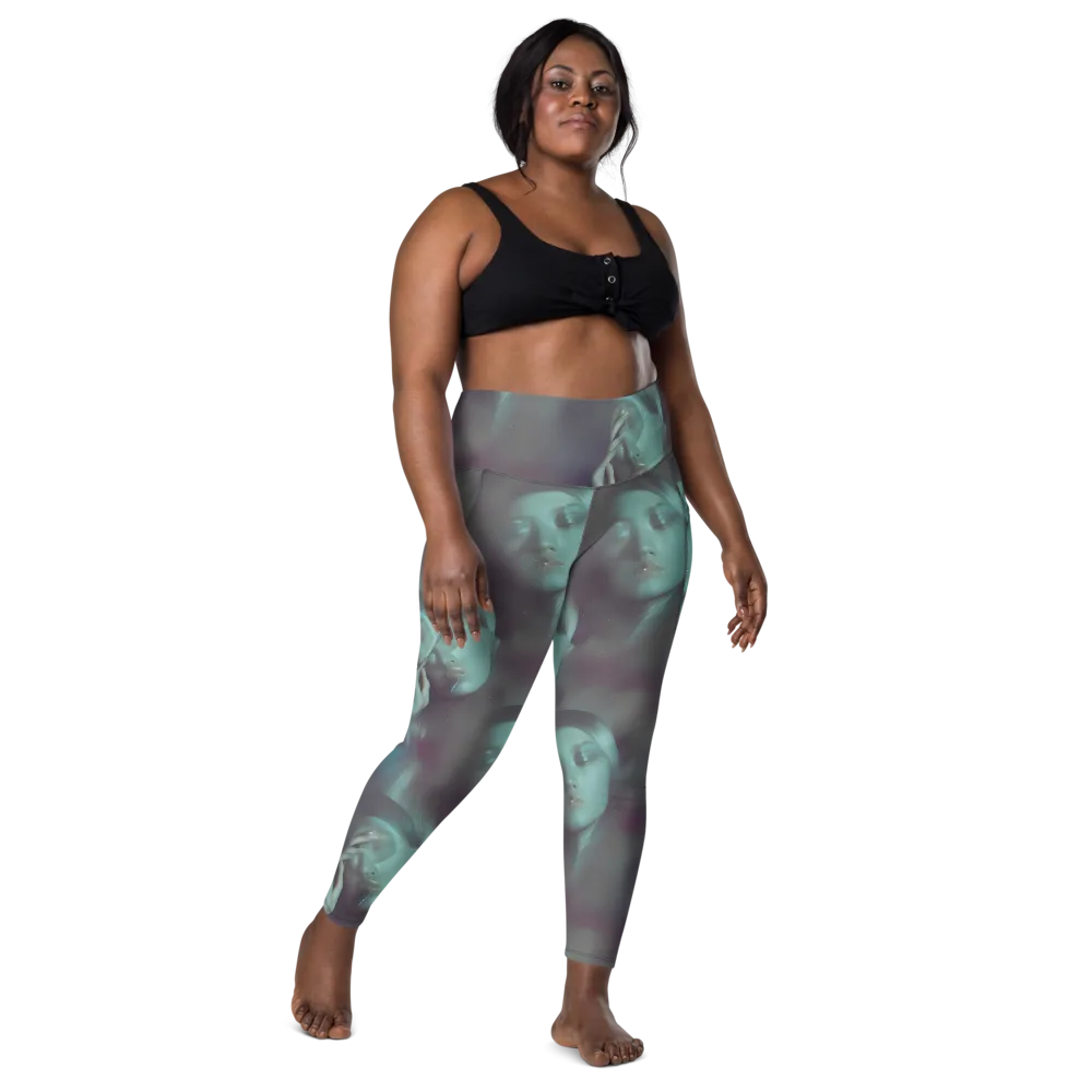 Surreal Dreams on Leggings with Pockets — Front