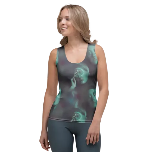 Surreal Dreams on a Women's Tank Top