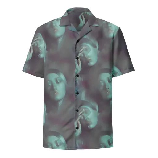 Surreal Dreams on a Button Shirt