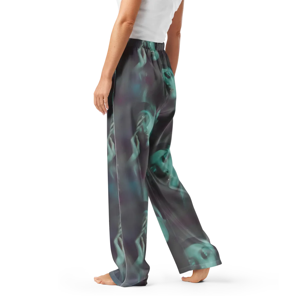 Surreal Dreams on Women's Pajama Pants — Left