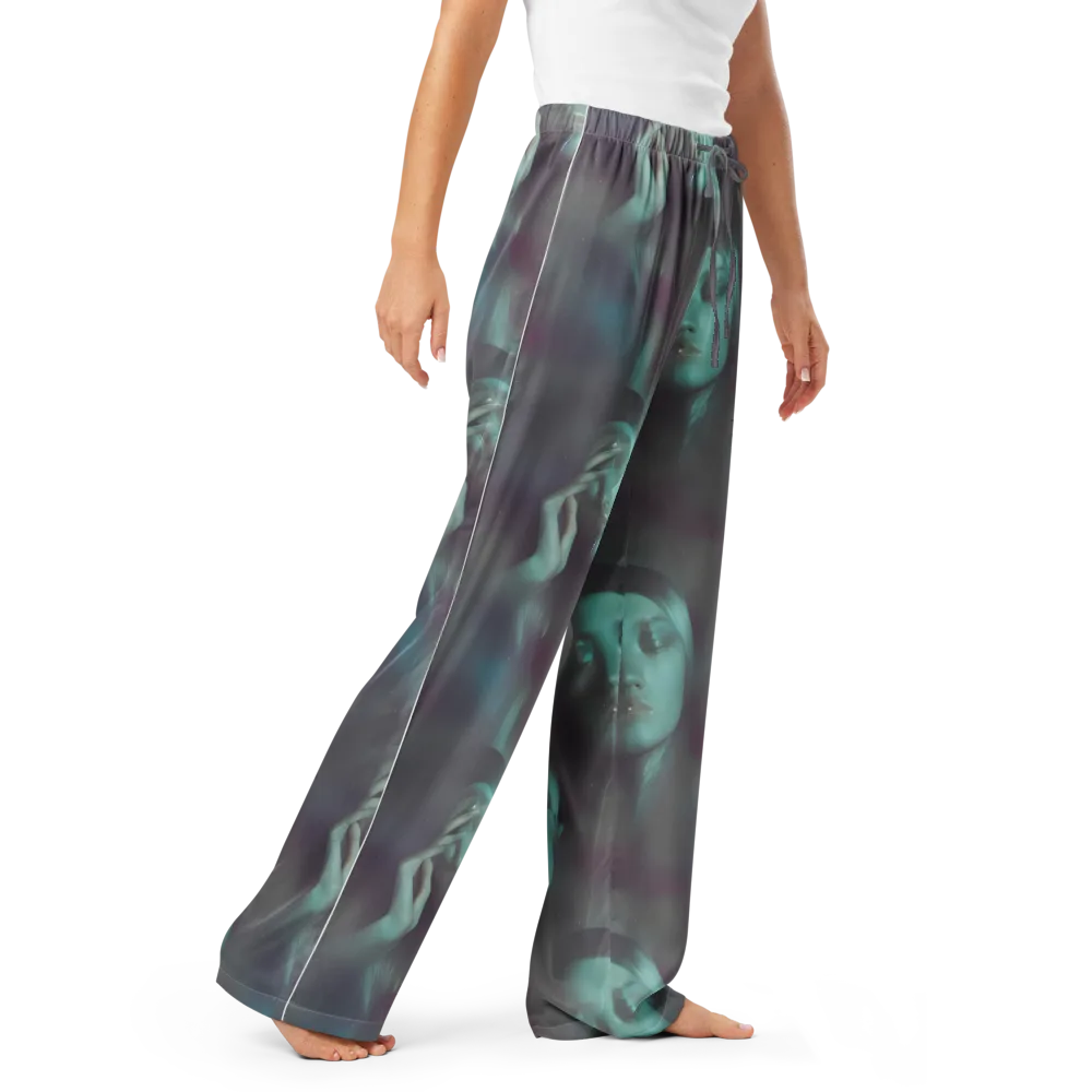 Surreal Dreams on Women's Pajama Pants — Right Front
