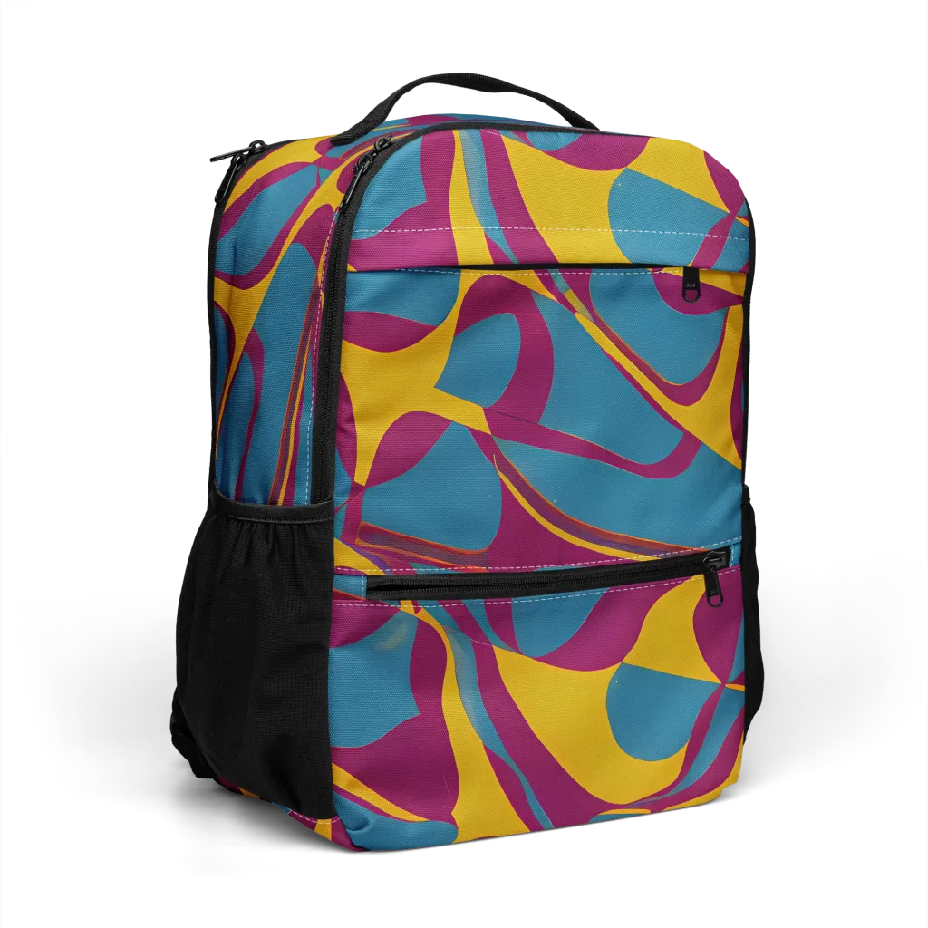 Teal Voltage on Utility Backpack — Right Front