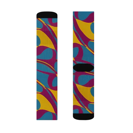 Teal Voltage on a Socks