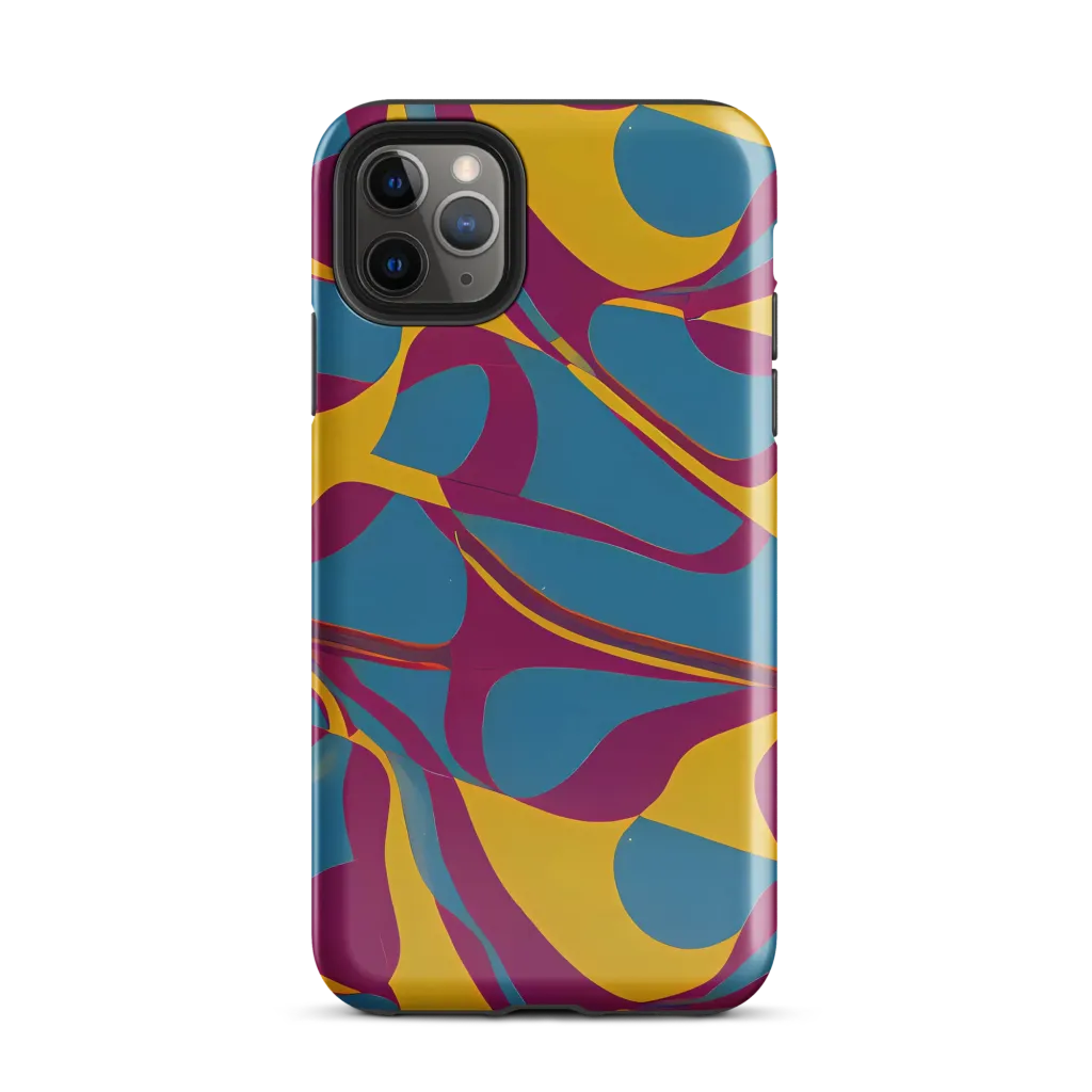 Teal Voltage on Tough Case for iPhone® — Front