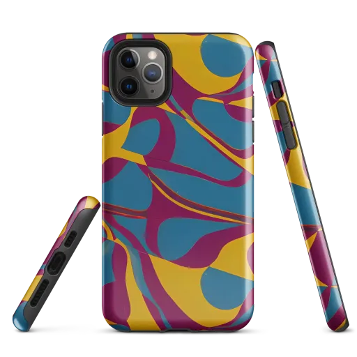 Teal Voltage on a Tough Case for iPhone®