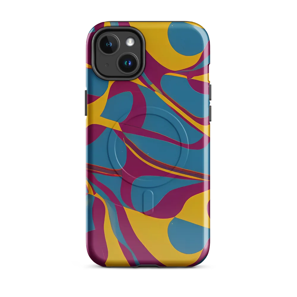 Teal Voltage on MagSafe Tough Case for iPhone® — Front