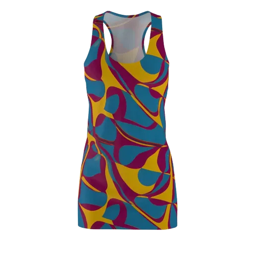 Teal Voltage on a Racerback Dress
