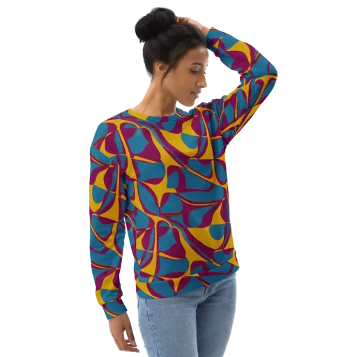 Teal Voltage on a Sweatshirt