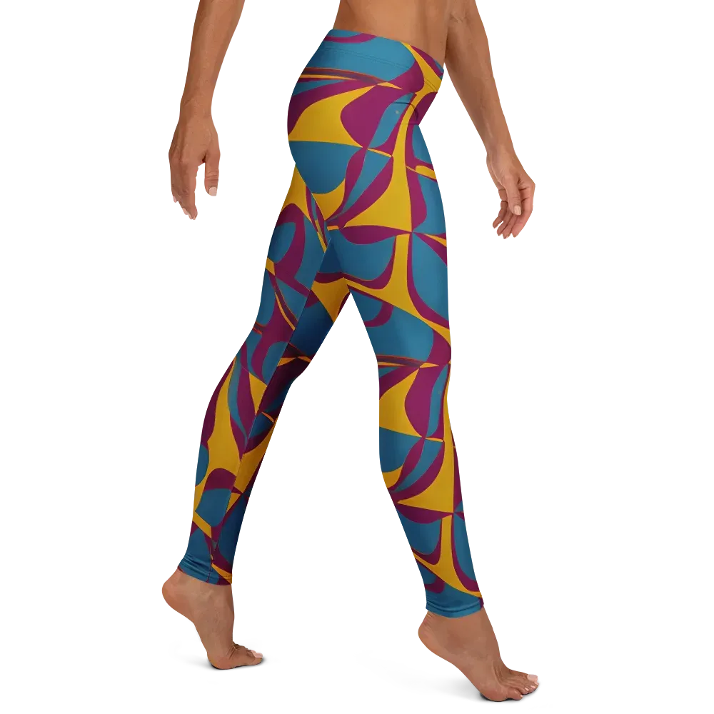 Teal Voltage on Leggings — Right