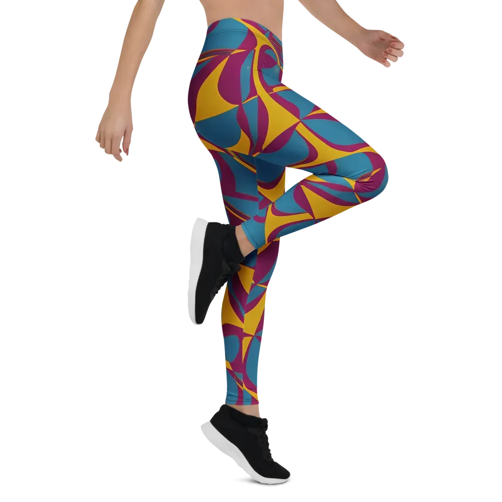 Teal Voltage on Leggings — Right