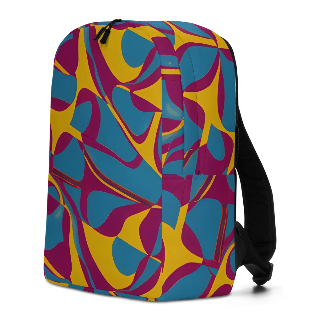 Teal Voltage on Minimalist Backpack — Left