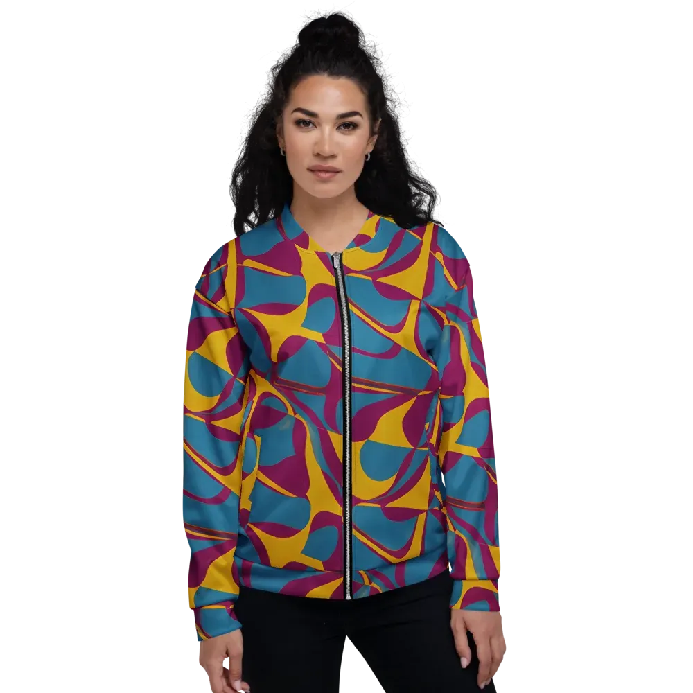 Teal Voltage on Bomber Jacket — Front
