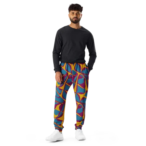Teal Voltage on a Men's Joggers