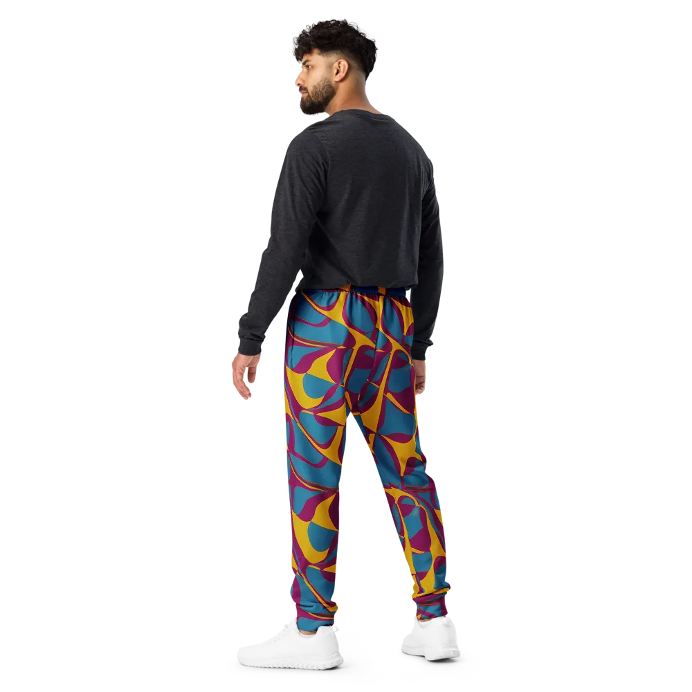 Teal Voltage on Men's Joggers — Back