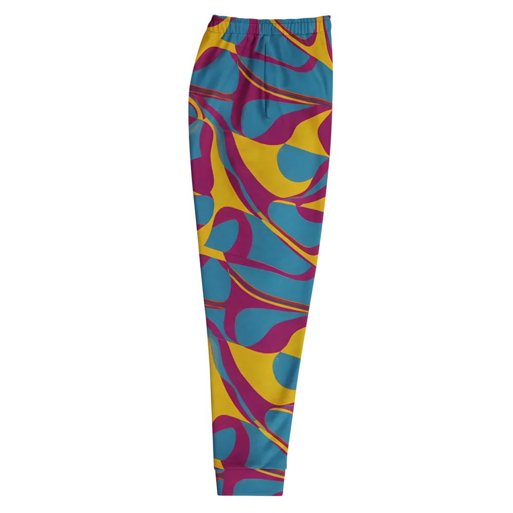 Teal Voltage on Men's Joggers — Right