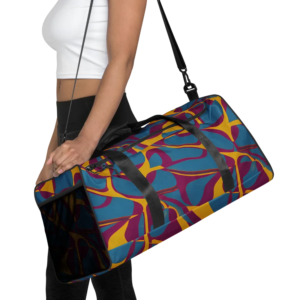 Teal Voltage on Duffle Bag — Front