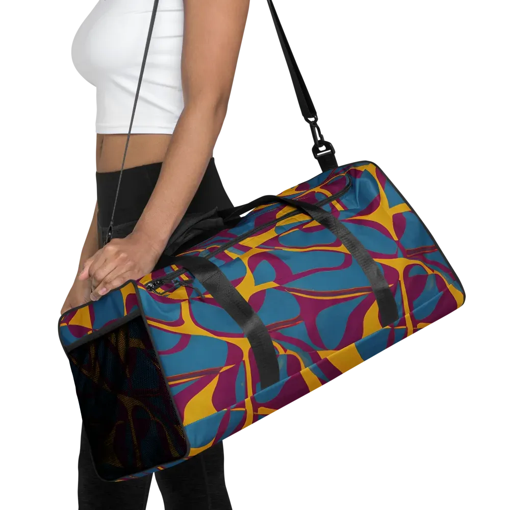 Teal Voltage on Duffle Bag — Front