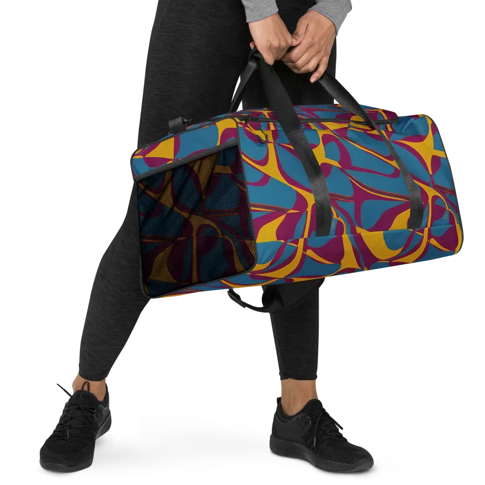 Teal Voltage on Duffle Bag — Right Front