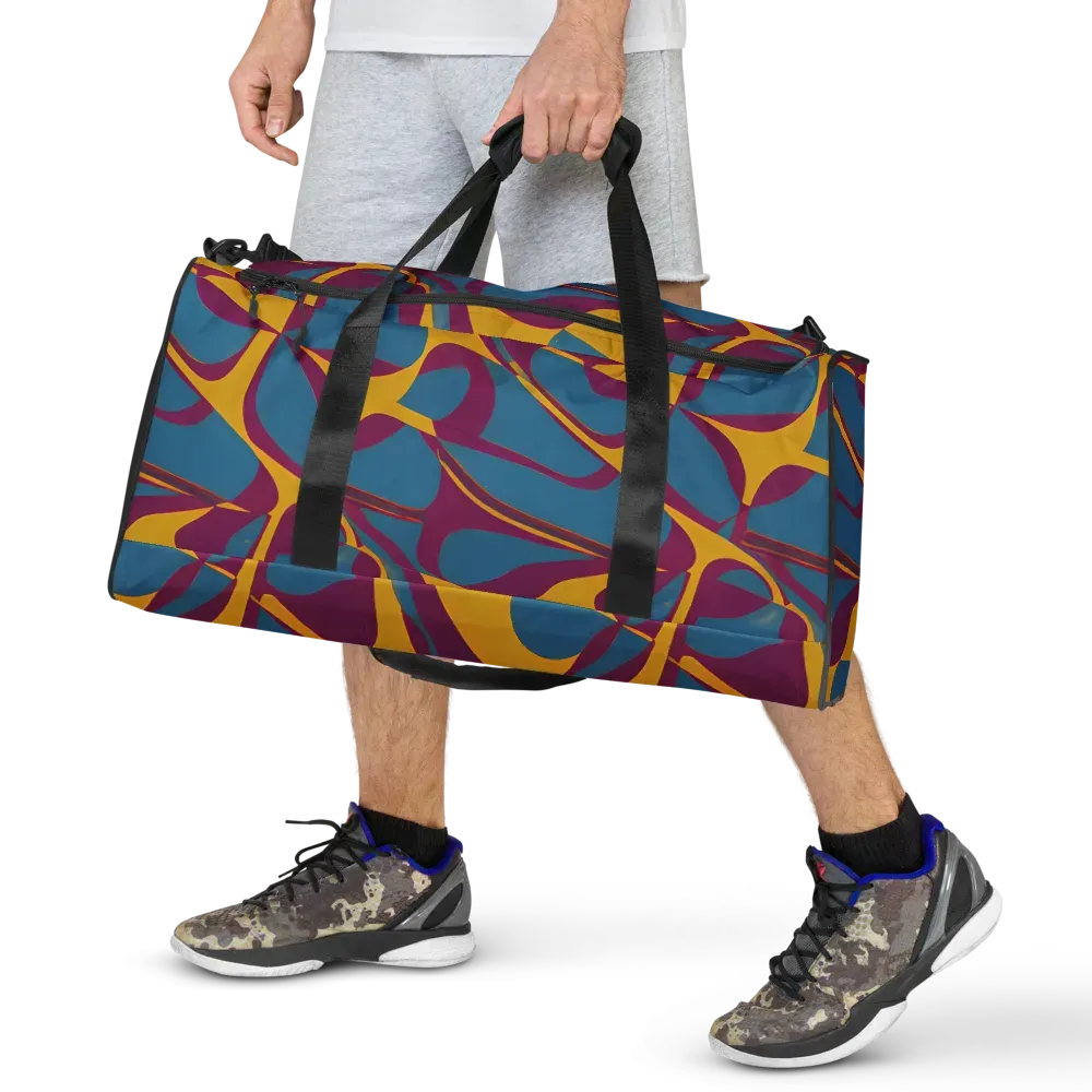 Teal Voltage on Duffle Bag — Front