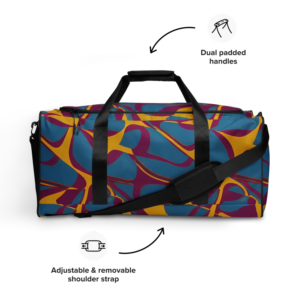 Teal Voltage on Duffle Bag — Front