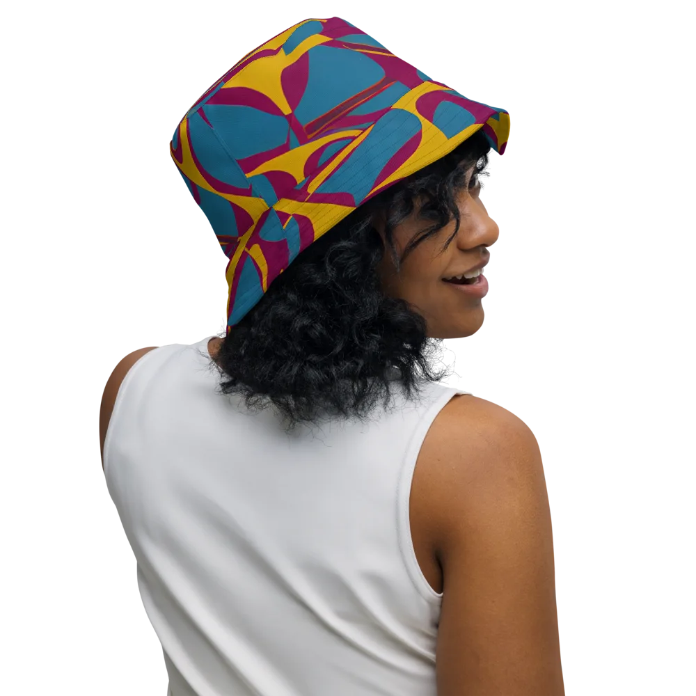Teal Voltage on Reversible Bucket Hat — Right Outside