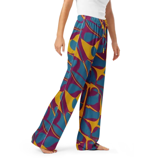 Teal Voltage on a Women's Pajama Pants