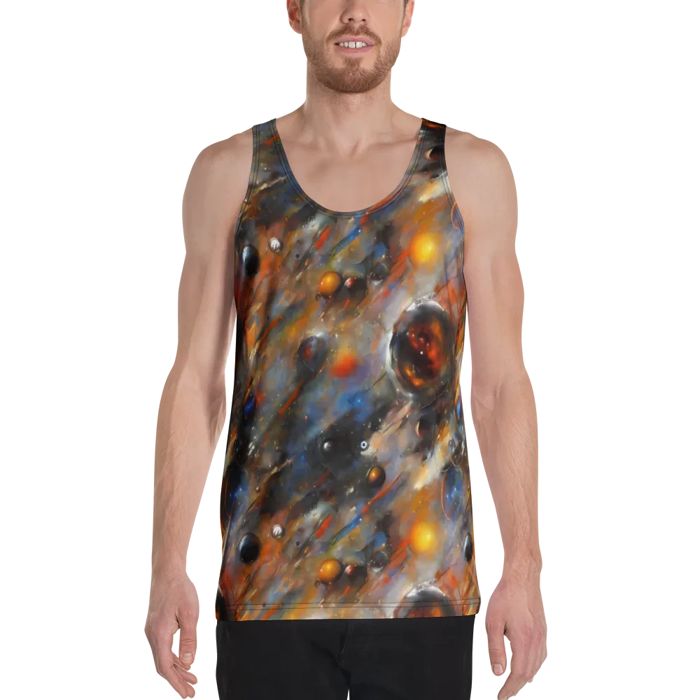 Brushstroke Blaze on Men's Tank Top — Front