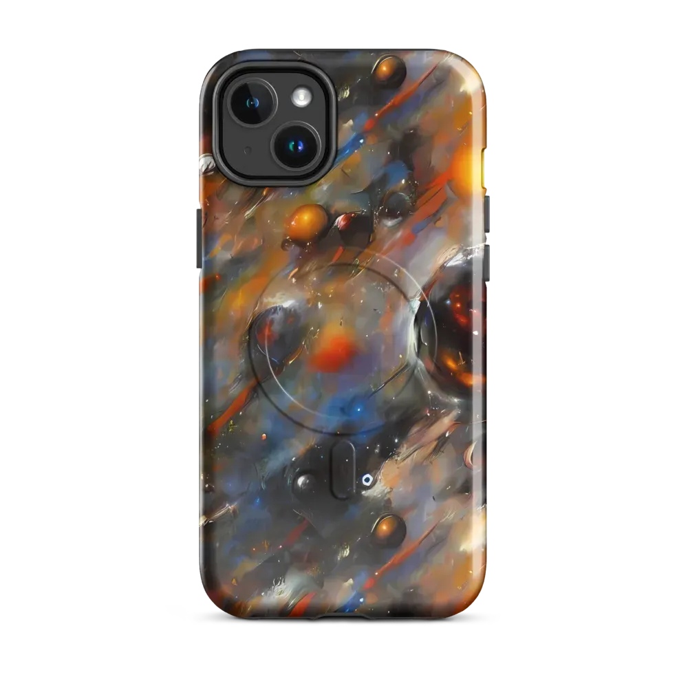 Brushstroke Blaze on MagSafe Tough Case for iPhone® — Front