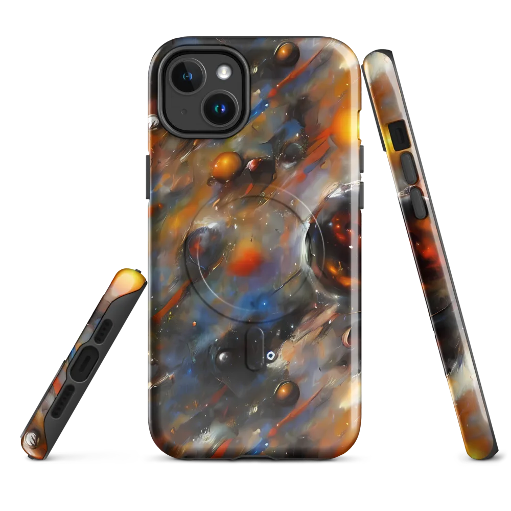 Brushstroke Blaze on MagSafe Tough Case for iPhone® — Front
