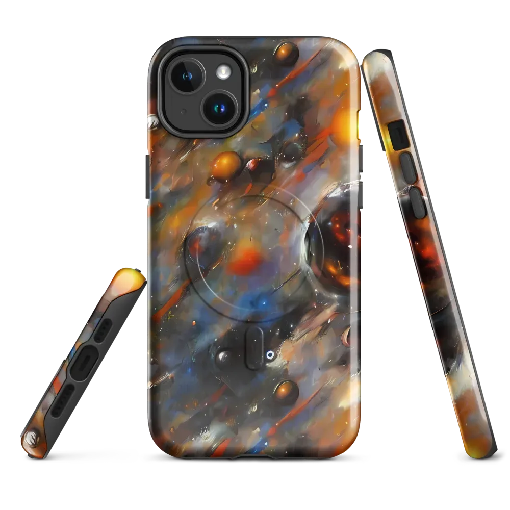 Brushstroke Blaze on MagSafe Tough Case for iPhone® — Front